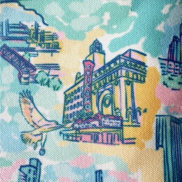 Smith & Quinn The Day Bag in Chicago Toile Print - Picture 8 of 11